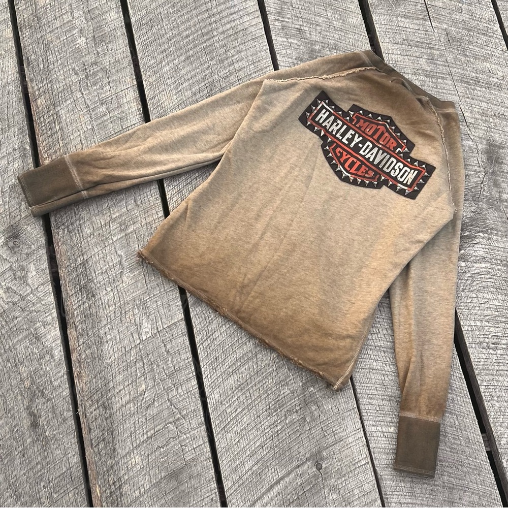 Y2K Harley Davidson Crewneck Sweatshirt - Picture 5 of 6